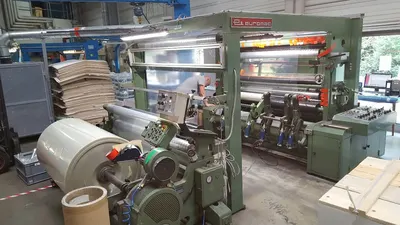 Goebel, Practica H3, 1976, Slitter Winder, Width 1350mm, Max Unwind 1000mm, 4.5kW