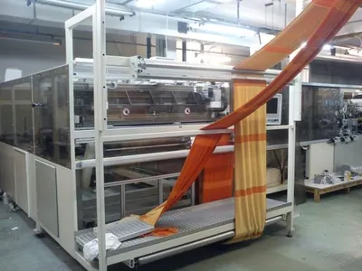 Texpa, QRSN 132-2 / LN1023, 2005, Length and Cross Hemmer, Lockstitch, Width 300-1800mm, Pfaff Sewing Heads