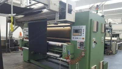 Sperotto Rimar, CK 240, 1999, Compactor for Open Fabrics, 2200mm Working Width, Corino Entry, Flatfold Exit