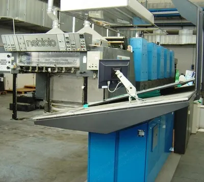 Nebiolo, Printech Colora 8000-5, 1998, 5 Colors, 120x160cm