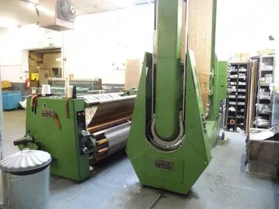 Hergeth Sample Warper, 1989, Working Width 1800mm, Max Length 54m, 10 Ends