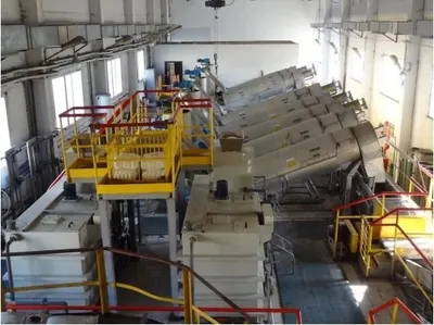 Huber, Rotamat-RoS 3/2, 2003, Sludge Dewatering Plant, 8 Screw Presses, 800kg/h per Screw