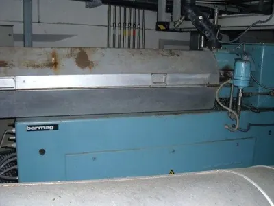 Barmag, PES HOY Spinning Unit, 1998, 12 Spinning Positions, 48 Yarn Ends, 45-110 Dtex, 2500-7000 m/min