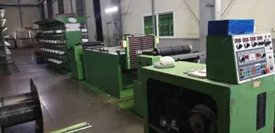 Sunwoo Tec, Mother Yarn Split Warper Machine, 2016, 21" x 40" Max Beam Warping Size, 70/120 Spindles Creel