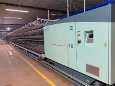 Rieter, K45, 2008, 1632 Spindles, 42mm Ring Diameter, 70mm Ring Gauge, Automatic Doffing