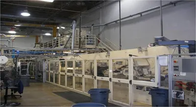 Fameccanica, Baby Diaper Complete Plant, 550 pcs/min, 3D Wrapped Pad, Vision Control System, Automatic Packaging