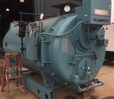 Cleaver-Brooks, CB-400-200, 1977, 200 HP, 150 PSI, 6900 PPH, Natural Gas & #2 Oil Fired