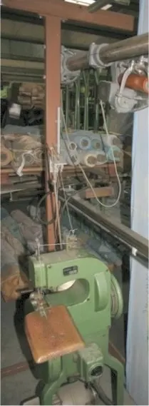Akab, Seaming Machine for Pillows, 1996, Seam Widths 10-30mm, with Spare Union Spezial 56300 Sewing Head