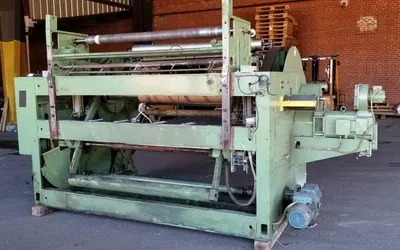 Rotomec, Turret, 1995, 62" Max Web Width, 50" Max Roll Diameter, Non-Stop Turret Rewinder