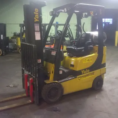 Yale, GLC035VX, 2011, 3500 lbs Capacity, 82-188 Triple Mast, Sideshift, LP Gas