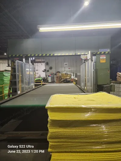Fecken-Kirfel, F-52, 1999, Vertical Profile Saw, 60" Bun Height, 92" x 200" Conveyor
