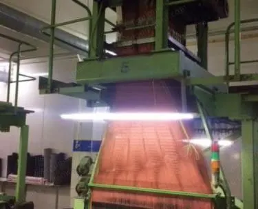 Muller, MBJ3 1/1150, 1994, Jacquard Head 1152, Taffeta 5x20, 8 Weft Accumulators