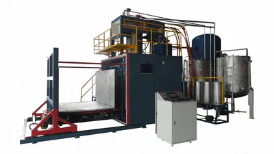 NovaStar, FG200, S, Auto Vacuum Foaming Machine, 1 Block / 10 Min, 220 kg Mixer, 32kW