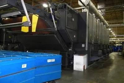 Tube-Tex, Knitgood Conveyor Dryer, 2003, 120" (3000mm) Width, 5 Chambers, Gas Fired
