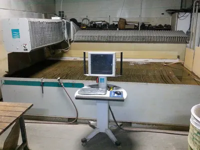 Flow, Integrated Flying Bridge, 2004, 55000 PSI, 30 HP, 6' x 12' Table, 5-Axis