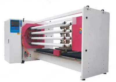 NovaStar, GS125, Eight Shaft Auto Roll Cutter, 1600mm Machine Width, 150mm Max Cutting O.D.