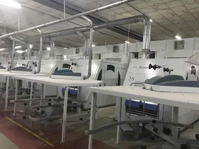 Trutzschler, Complete Spinning Plant, 2004 to 2013, Blow Room, Cards, Draw Frames, Combers, Roving, Spinning, Winding