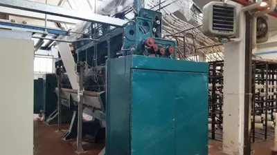 Complete Bathroom Carpet Production Plant, Cobble / Aigle / Lectra, 1999-2008, Tufting, Latex Coating, Cutting & Dyeing