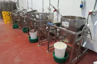 Vanguard Engineering, 150 Liters, Stainless Steel Jacketed Melting Tanks, Tilting, Electric Heated
