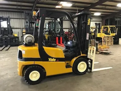 Yale, GLP050VX, 2007, 5,000 lbs Capacity, Triple Mast, Sideshift, LP Gas