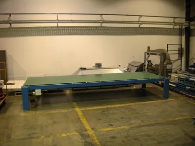 Mattress and Futon Tufting Plant, with Tufting Table, Conveyor, Flipper, and Packing Line