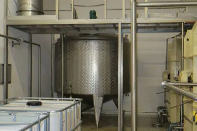 Ahrens & Bode Stainless Steel Chocolate Tank, 2011, 6500 Liter Capacity, 2.35m Diameter