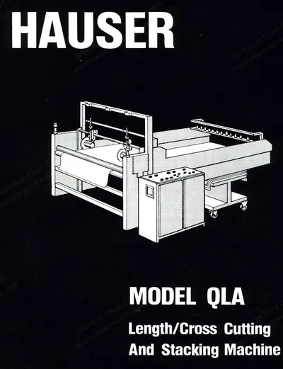 Hauser, QLA, Length and Cross Cutting and Stacking Machine