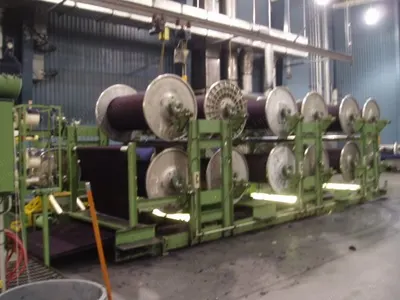 Ira Griffin, Slasher, 1996, 87" Delivery Roll, 75" Max Beam, 26-Can Drying Section, 2x 12-Beam Creels