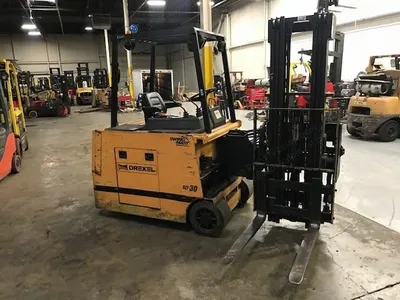 Drexel, SLT30, 2006, Swing Mast Forklift, 3000 lbs Capacity, 89-205" Triple Stage Mast, 42" Forks