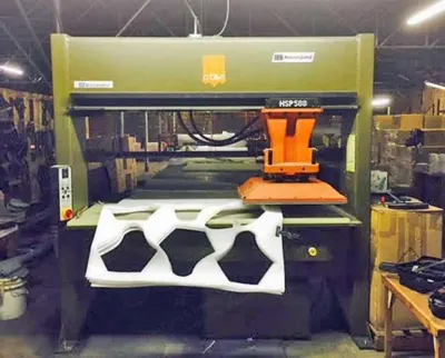 Atom, 588-10, Traveling Head Die Press, 30 Ton Capacity