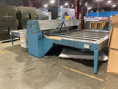 Corfine, EP-100 Econo Press, Roller Die Cutter, 100" Width, 90" Powered Tables