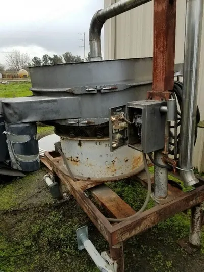 Sweco, US48S, 48" Diameter, Single-Deck Stainless Steel Vibratory Screen, 2.5 HP