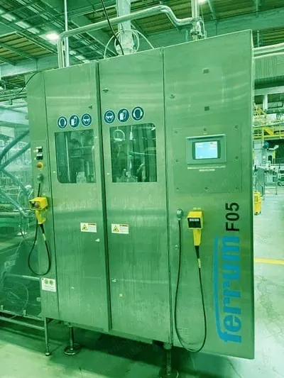 Krones, 32 Valve, 2017, Beverage Can Filling Line, Ferrum F05 Seamer, Sentry Depalletizer
