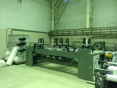 Schott & Meissner, Airlaid Thermobonding Line, 2014, 3440mm Working Width, 1400 kg/h Capacity