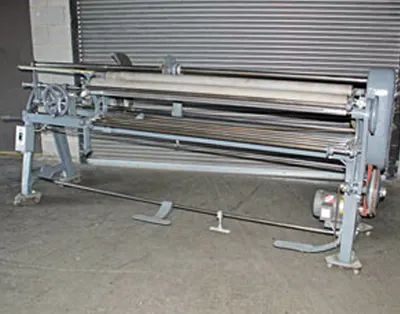 Utica, Fabric Slitter with Rewinder, 102 inch Shaft, 12 inch Blade, 220V