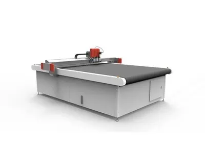 Lecho, BK3-2517, 2015, Fabric Cutting Machine, 1700mm Width, Round Knife, Conveyor Table