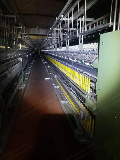 Zinser, 450, 2002, Ring Spinning Frame, Linked with Murata Winder, 1008 Spindles, 58mm Ring Diameter