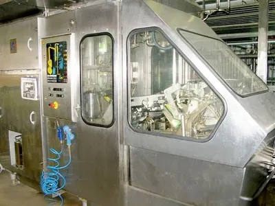 Tetra Pak, TBA 8 LSC 1500 sl, Filling Machine, Capacity 6000 Pa/h, with PT 8, TCAP 47, Packer TCBP 70