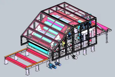 NovaStar, High Speed Carding Machine, 3500mm Working Width, 600 kg/h Capacity