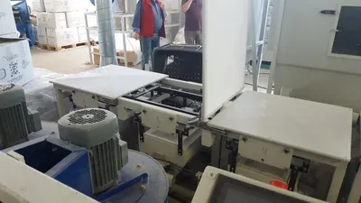 J.M. Engineering, Automatic Formation Line, 2010, 6-Heads, 15 kW, 150-200 kg Silo Capacity