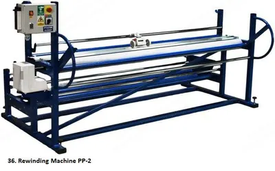 NovaStar, SR323, Fabric Rewinding Machine, 1850mm Max Roll Width, 50 m/min