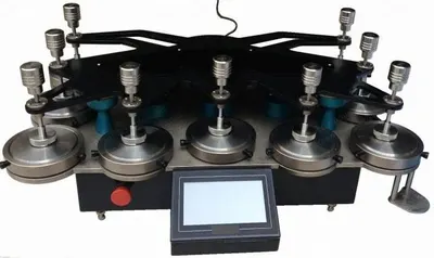 NovaStar, MC176, Martindale Abrasion and Pilling Tester, 8 Heads, PLC Touch Screen