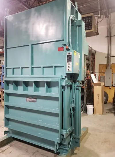 Maren, 122, Vertical Closed Door Manual Baler, 7" Main Cylinder, 20 HP, 460V