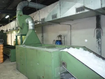 Hergeth Kusters, Thermo Bonding Line, 1988, 2500mm Working Width, 3 Bowls, 100-160 kg/h Capacity