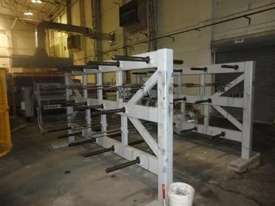 EVG, GZN102-HP, 2007, 96 Inch Width Wire Mesh Line, 56 Spools Dereelers, CNC Controls