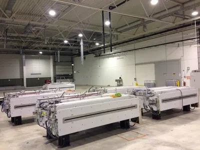 Leybold, Innolas, Grenzbach, Solar Panel Manufacturing Line, 16-Item Complete Production Equipment
