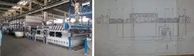 Brugman, Bubo-Matic, 1996, Bleaching and Washing Range, 3000mm Working Width, 5 Chambers