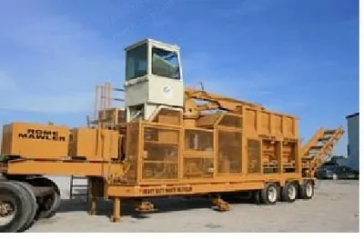 Rome, 3300, Waste Shredder, 450Hp CAT 3406 Diesel Engine, Cab Controls, Loader/Grapple