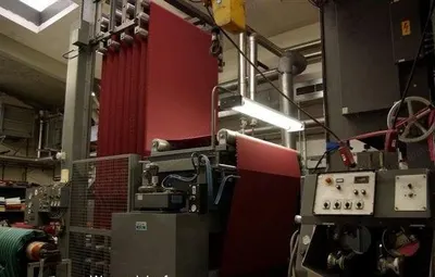 Stork, PD IV / PD 1700, 1991/2001, Coating Range, 1700mm Working Width, Doctor Blade and Screen, 6 Compartment Stenter