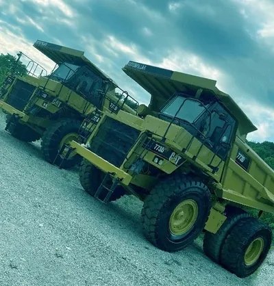 Caterpillar, 773D, Rock Trucks, 6000 and 7200 Engine Hours, 25000 Frame Hours